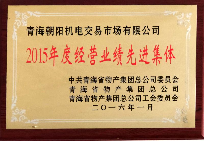 2015年度經(jīng)營(yíng)業(yè)績(jī)先進(jìn)集體